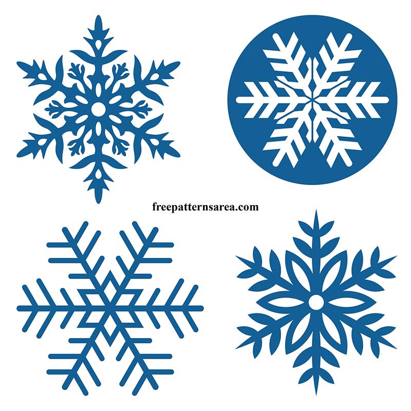 DIY winter crafts: Download free snowflake cut files for Cricut.