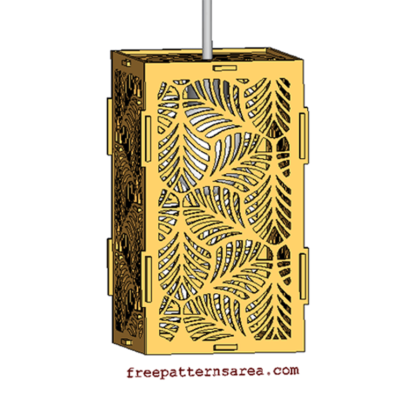 Laser Cut Pendant Ceiling Light Shade Project