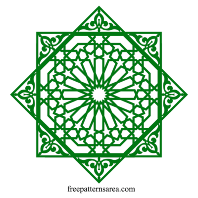 Islamic Arabic Geometric Graphic Shape Art Vector