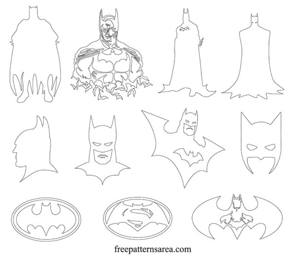 Batman Cutout Template Batman Cutout Template