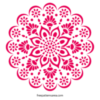 Download Free Mandala Stencil Vector &amp; Printable Patterns