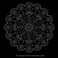 Download Free Mandala Stencil Vector &amp; Printable Patterns