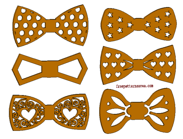 SVG Vectors & Templates of Bow Tie Silhouette Images