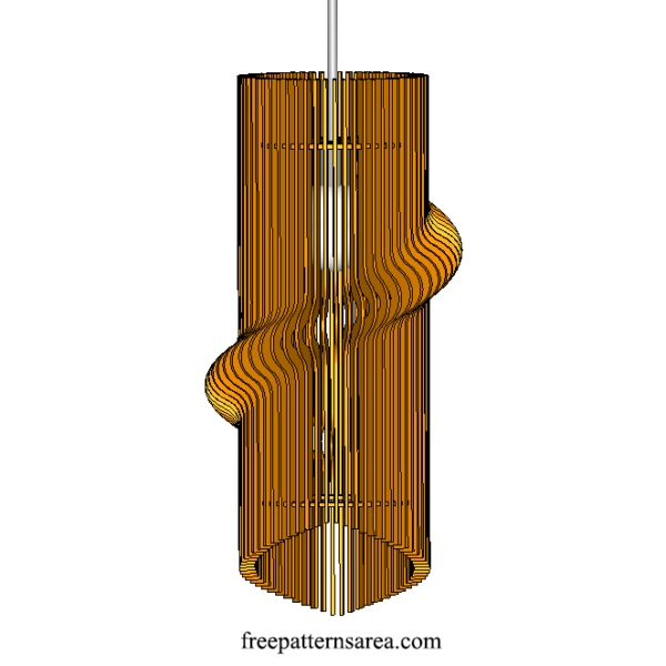 Laser Cut Ceiling Lamp Design