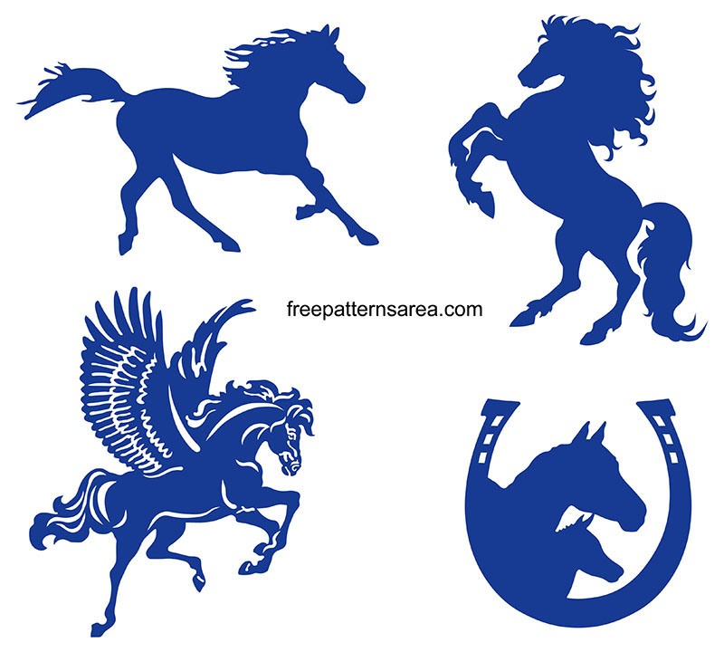Horse Clipart SVG Images Free