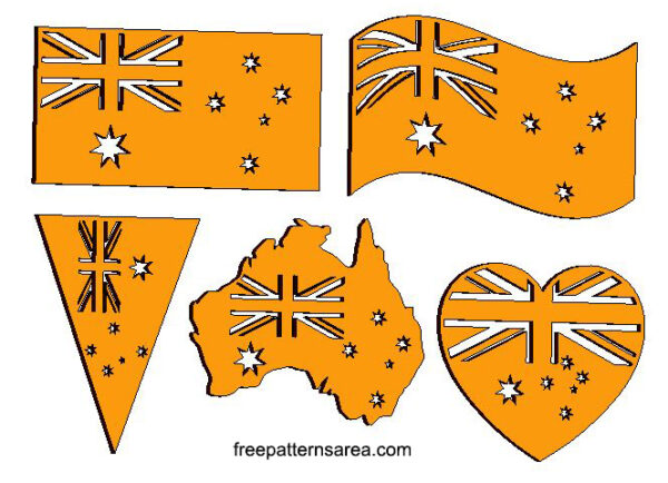 Flag of australia A cartoon illustration of a australia flag  CanStock