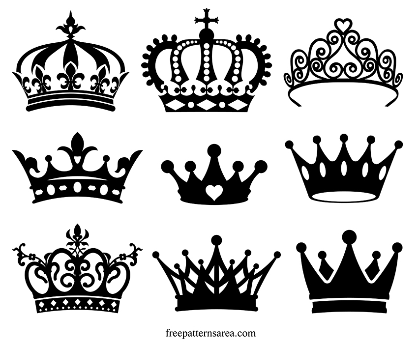 Crown Silhouette Vector Images