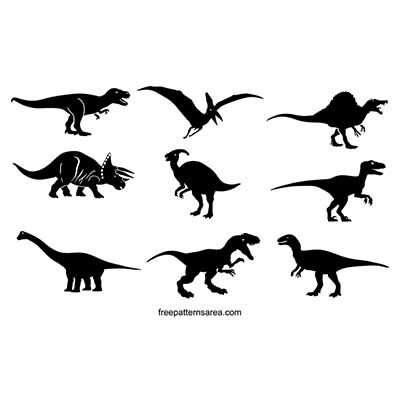 Free Dinosaur Silhouette Svg Vector File
