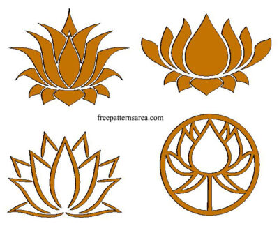 Lotus Flower Laser Cut File