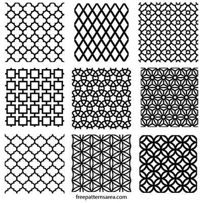 2D Geometric Pattern Design Vector